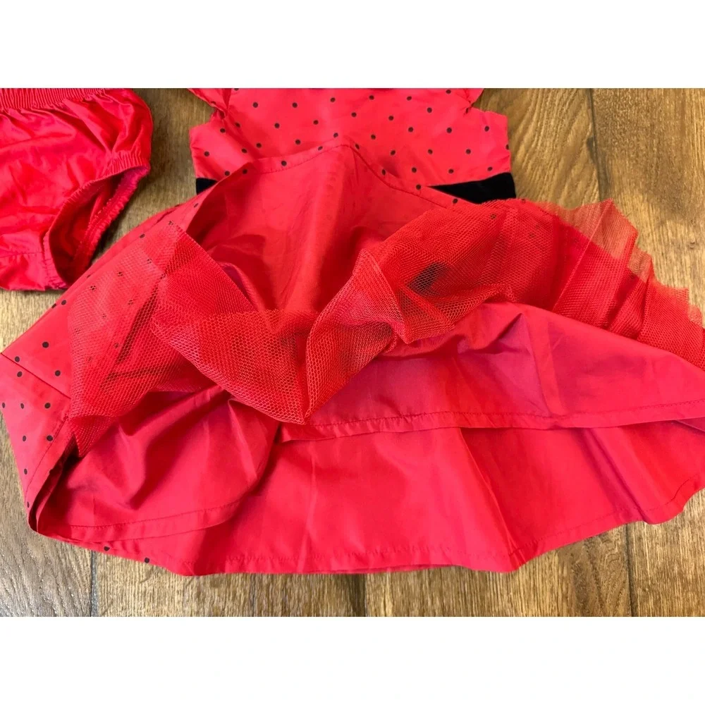 Carters Just One‎ You Baby Girl 18 Months Dress Bloomers Red Special Occasion